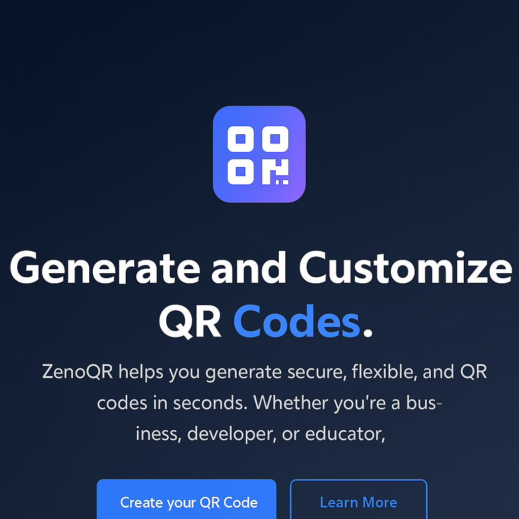 ZenoQR – Free QR Code Generator